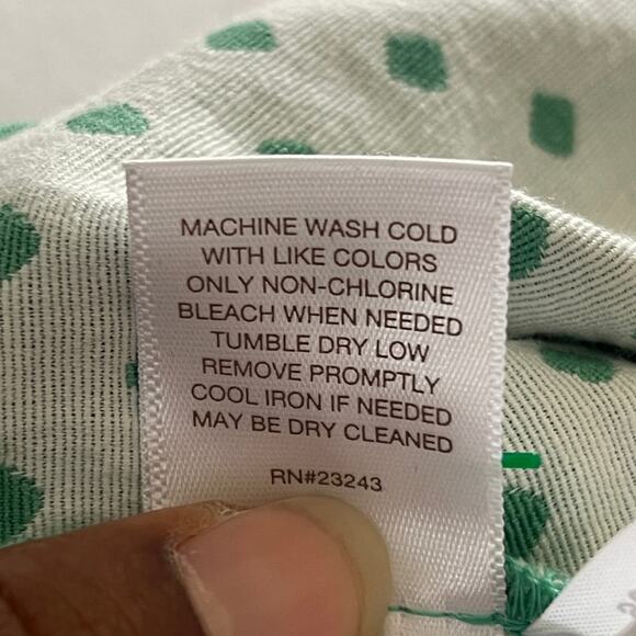 Eva Mendes Green Polka Dot Skirt - Retro Cottagecore Aesthetic Size:8 - Picture 8 of 8